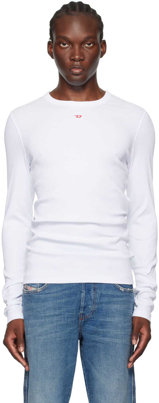 White D-Ribber-Ls-N Long Sleeve T-Shirt