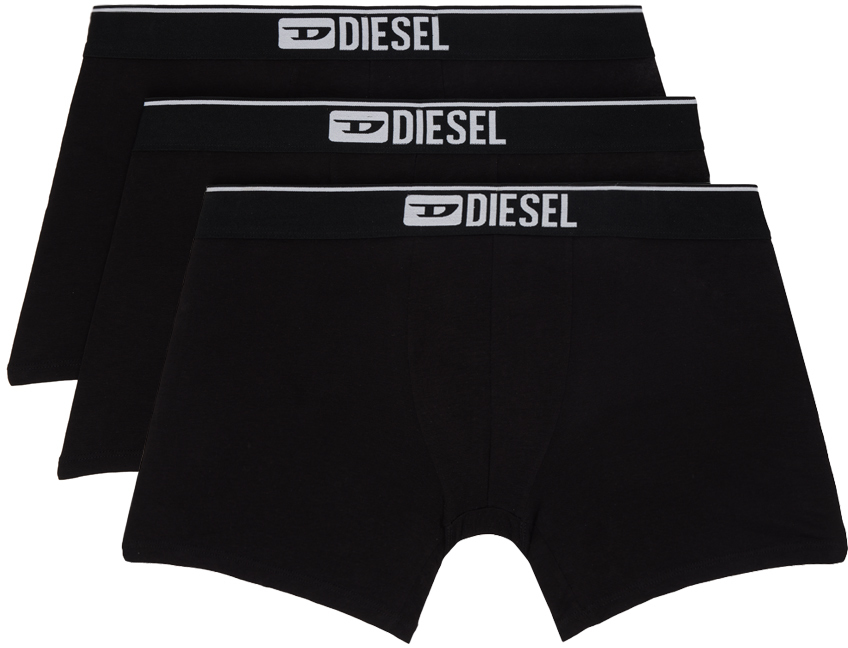 Three-Pack Black Umbx-Sebastian Boxer Briefs