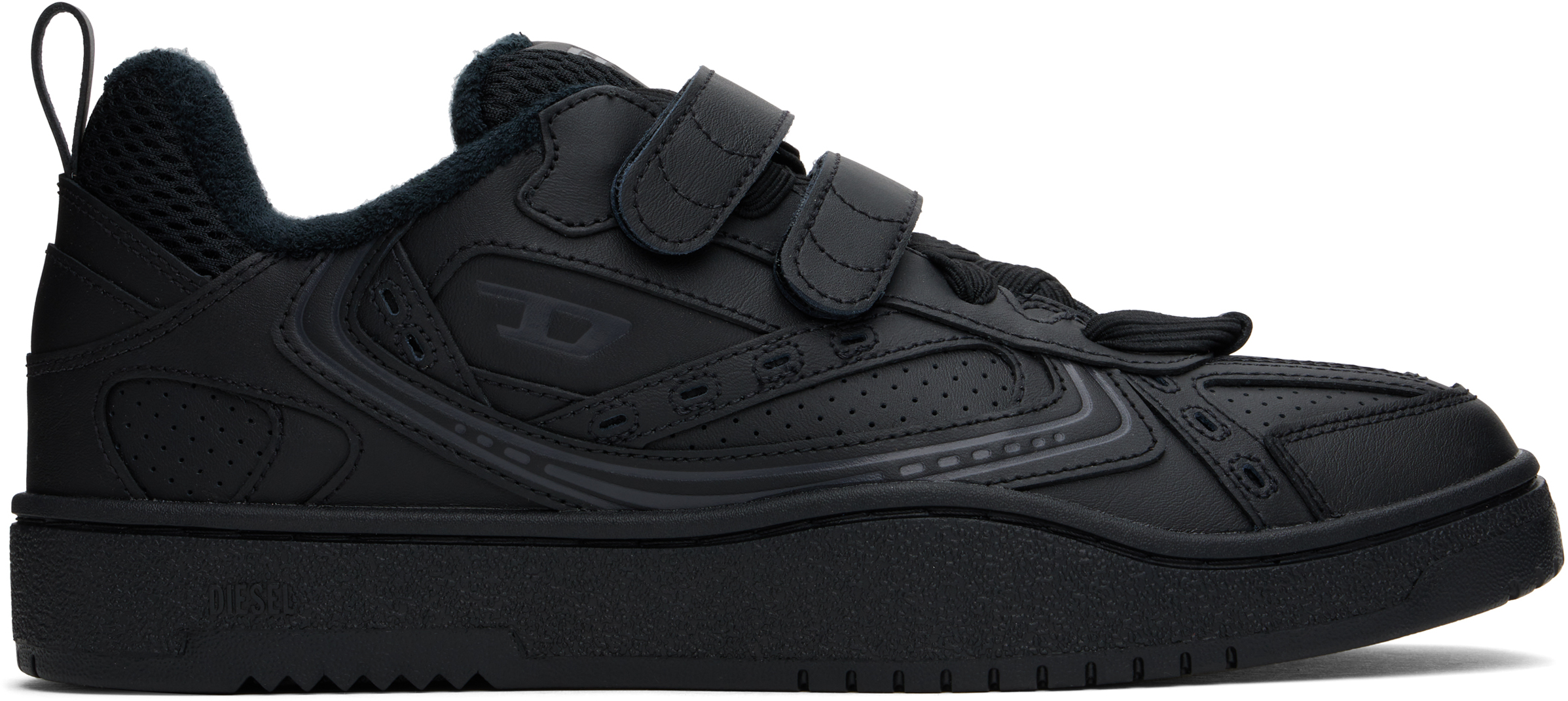 【関税込み】Diesel ブラック S-Ukiyo Skt スニーカー Men's S-Ukiyo-Leather sneaker with straps | Black | Diesel