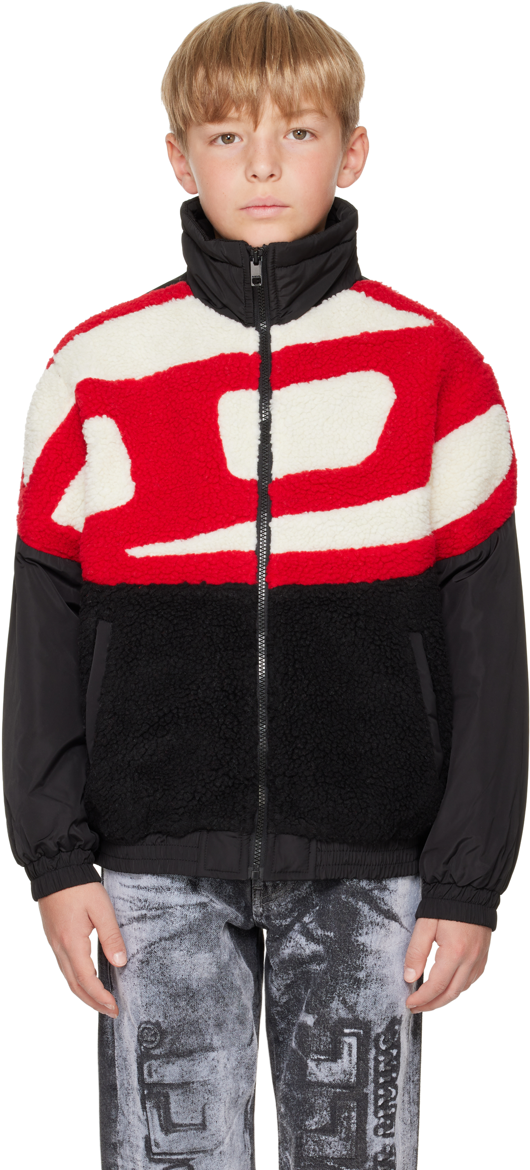 DIESEL KIDS BLACK JSOVADY JACKET 