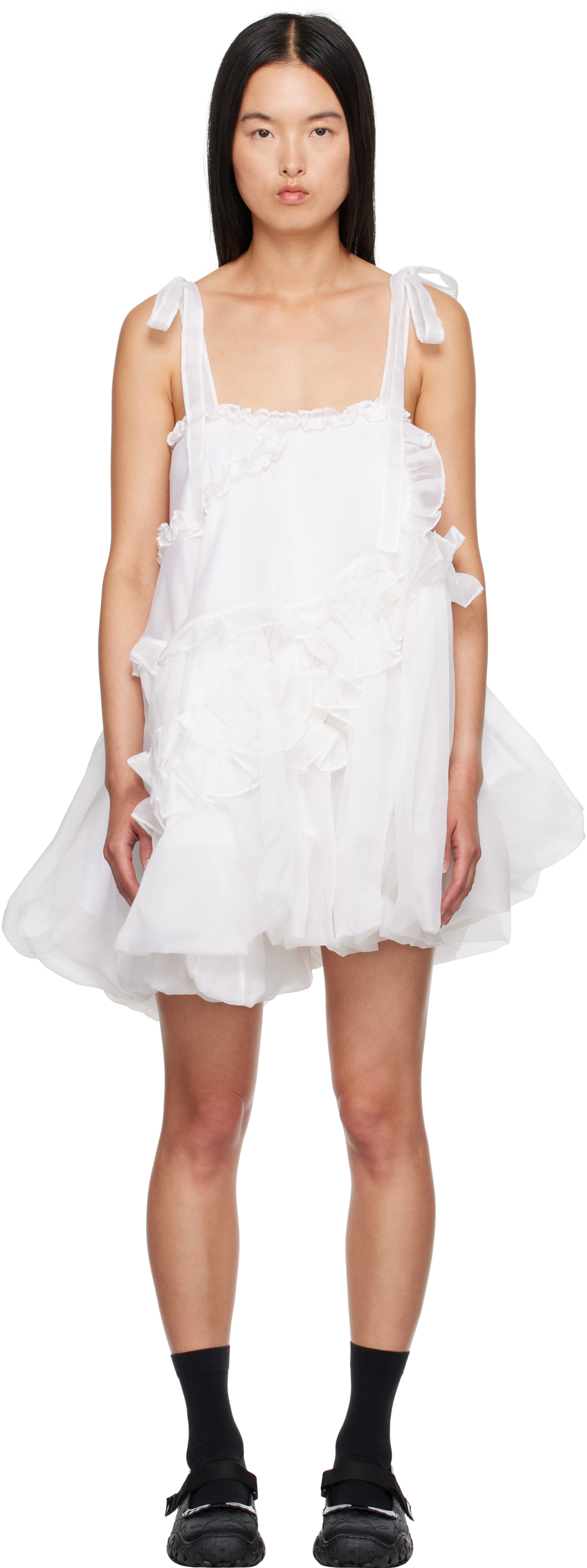 Cecilie Bahnsen White Cristina Minidress