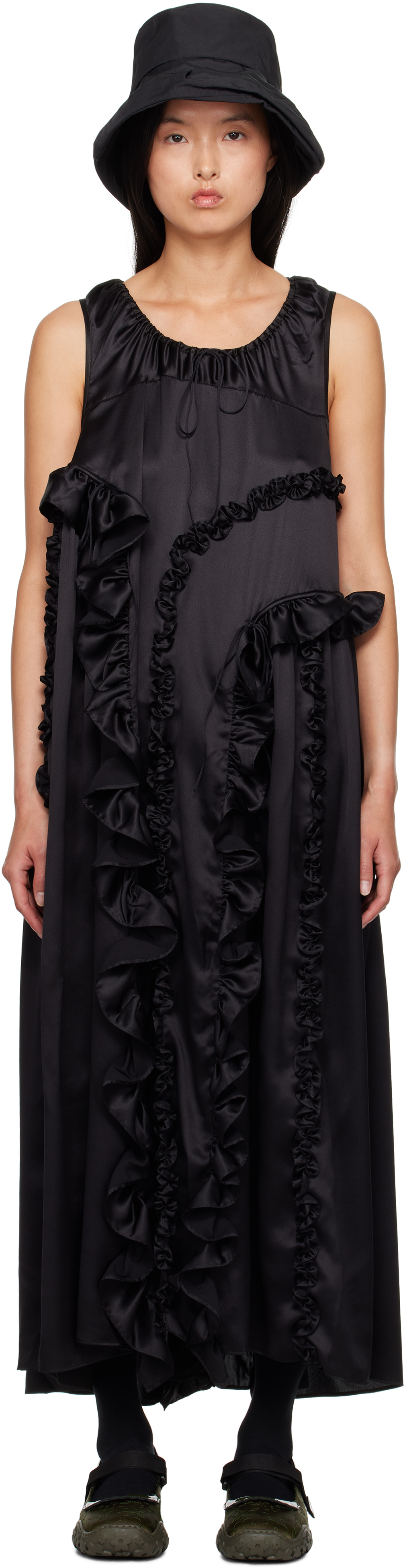 Cecilie Bahnsen Black Opal Midi Dress