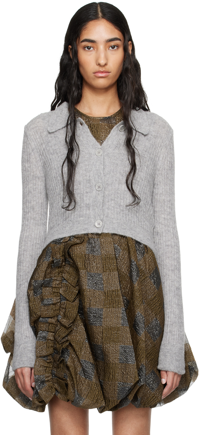 Gray Jacqueline Cardigan