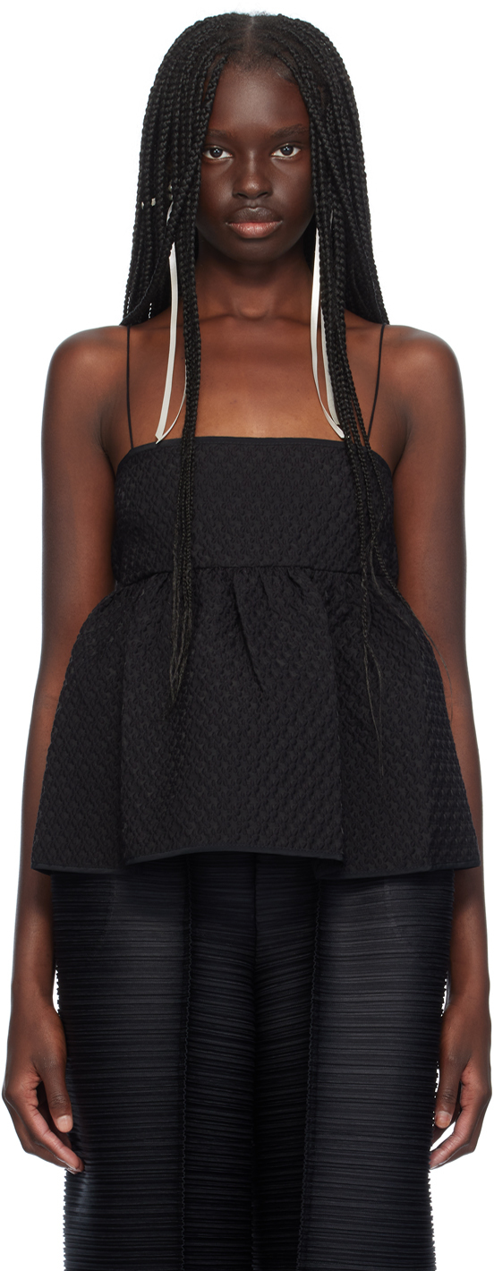 Shop Cecilie Bahnsen Black Selena Camisole