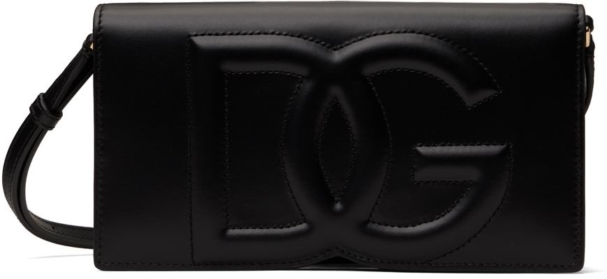 Black 'DG' Logo Phone Bag