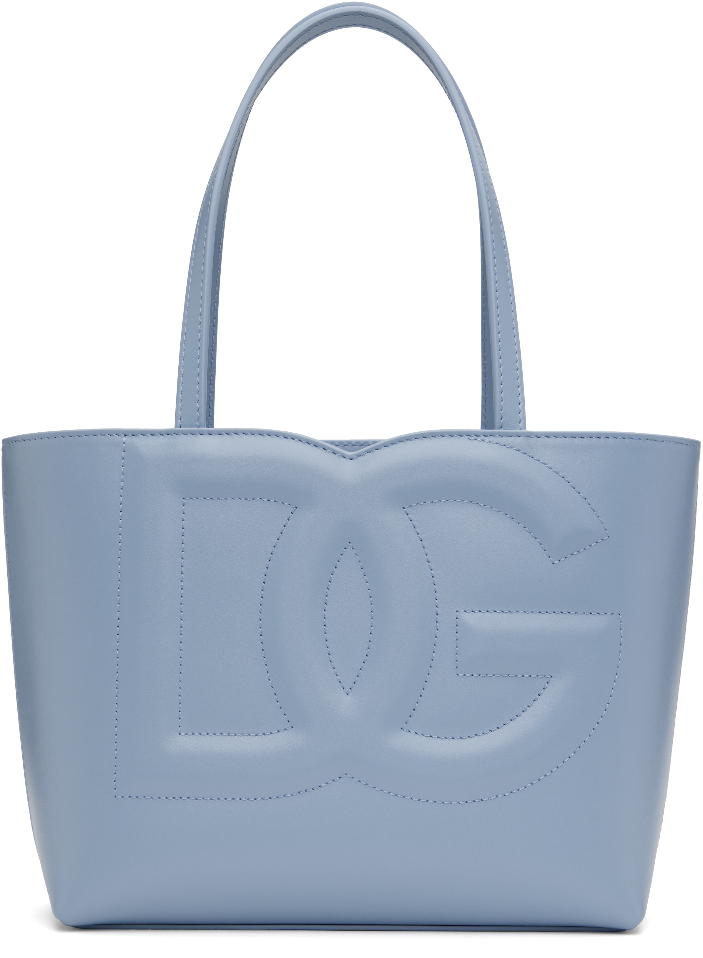 Blue Small 'DG' Logo Tote