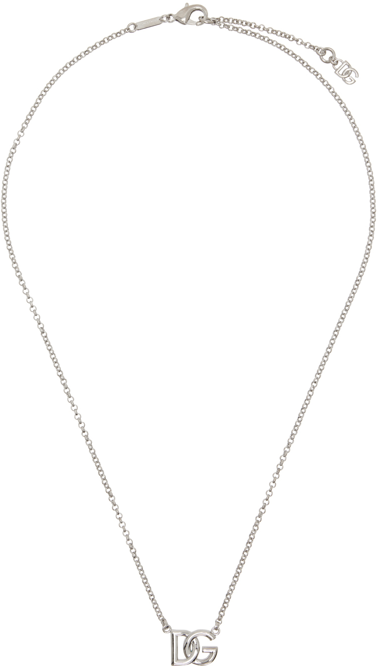 Silver Rolo Chain Necklace