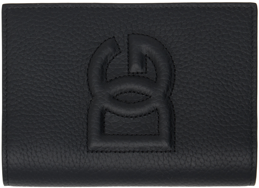 Black Embossed Logo Passport Holder