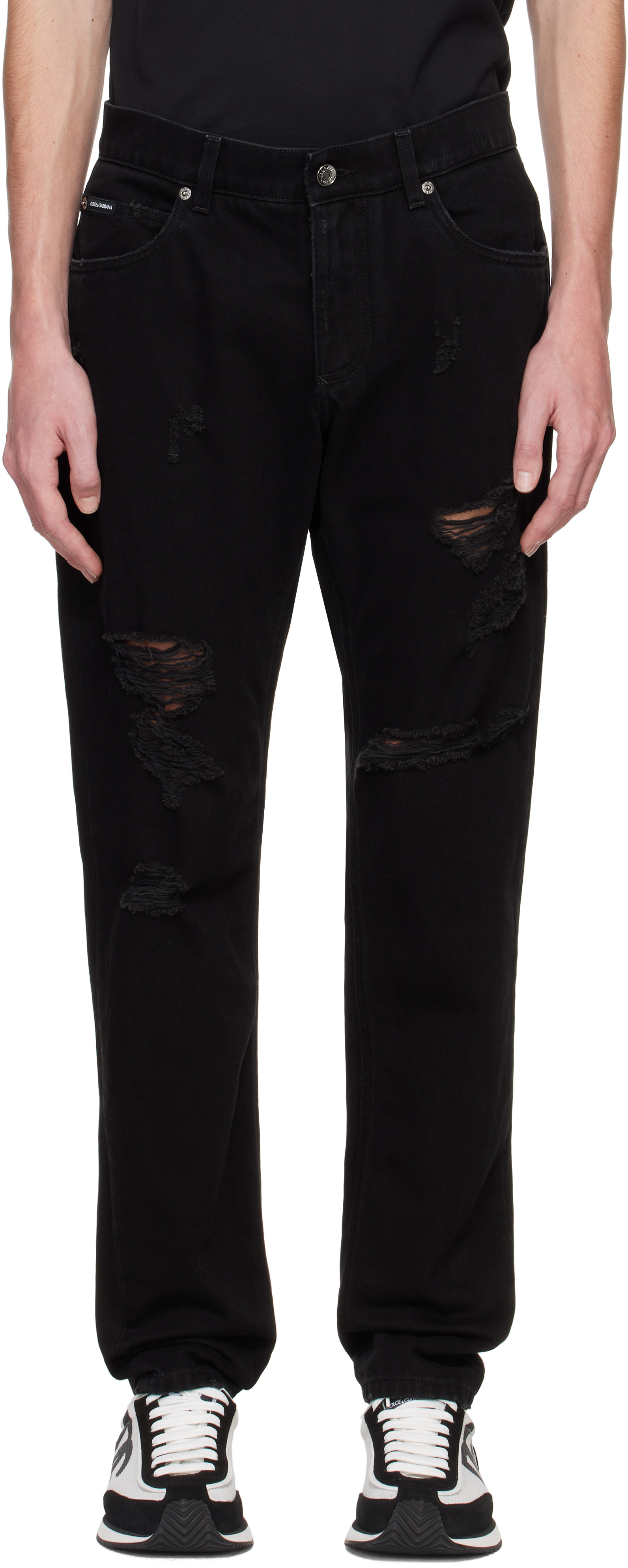 Black Regular Jeans