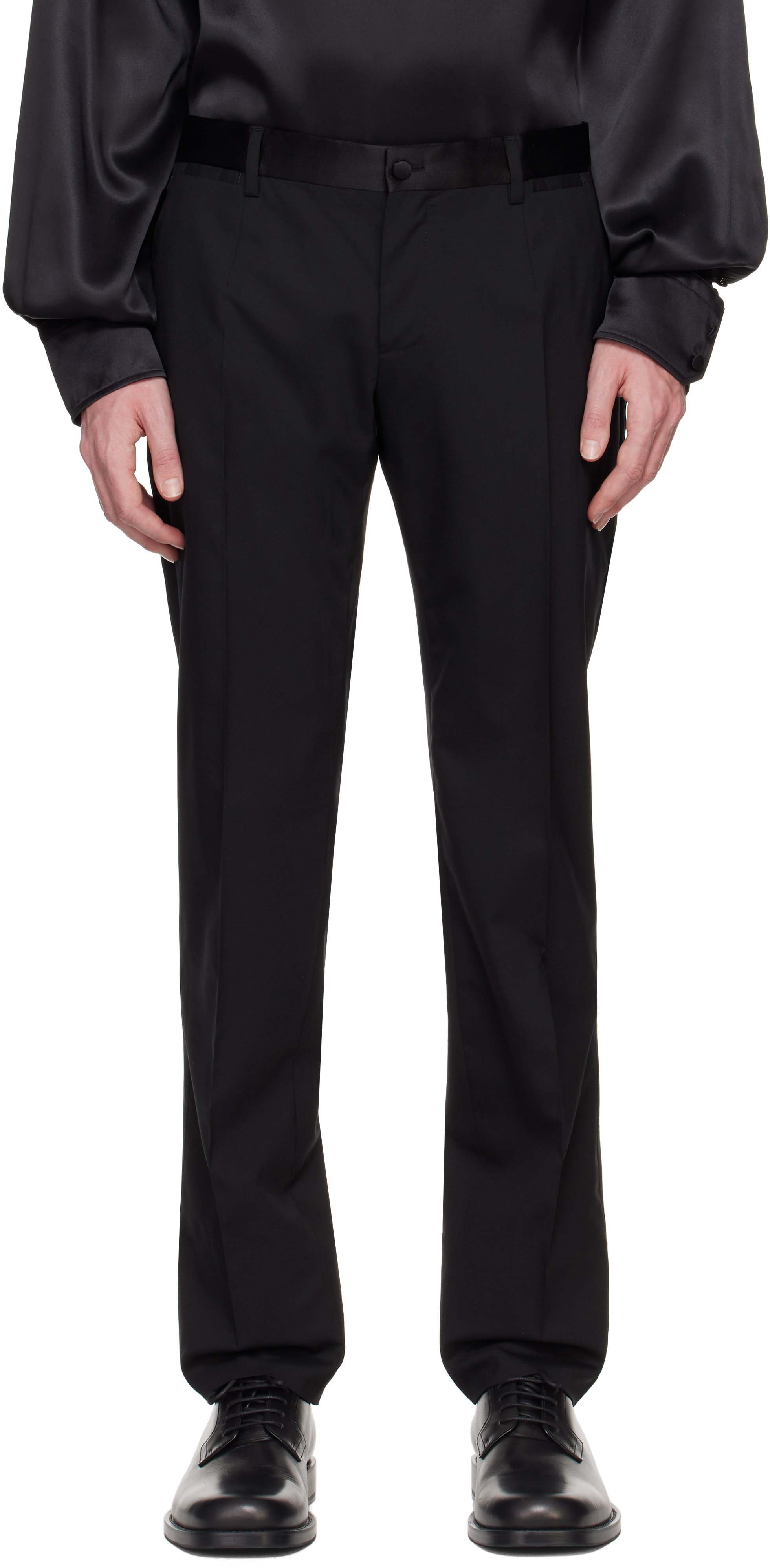 Black Six-Pocket Trousers