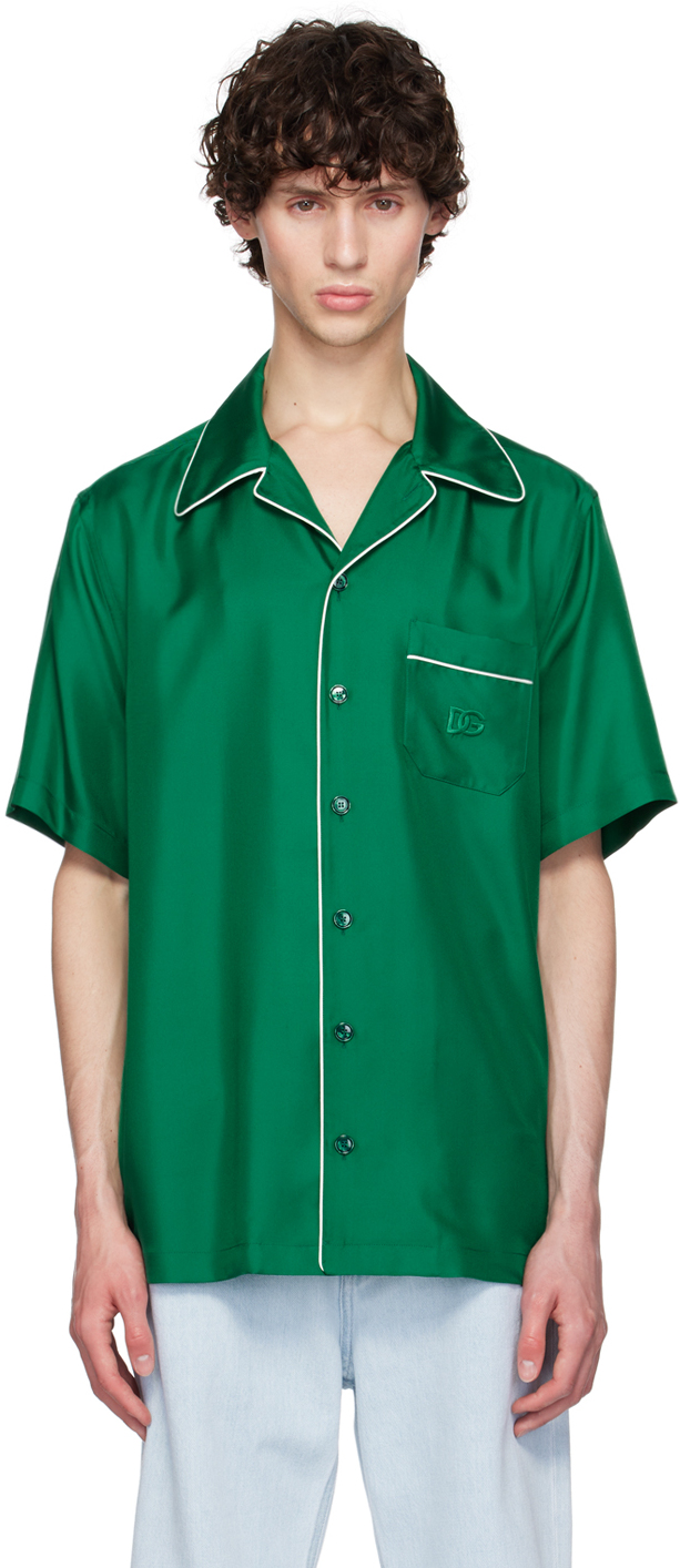 Green DG Embroidery Shirt