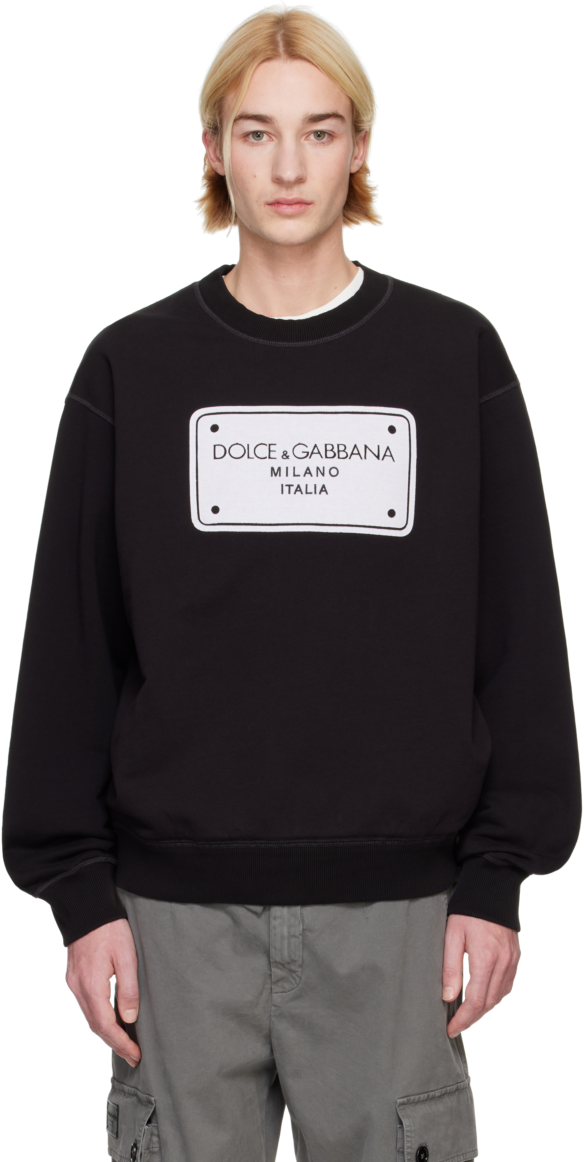 Black Patch Sweatshirt