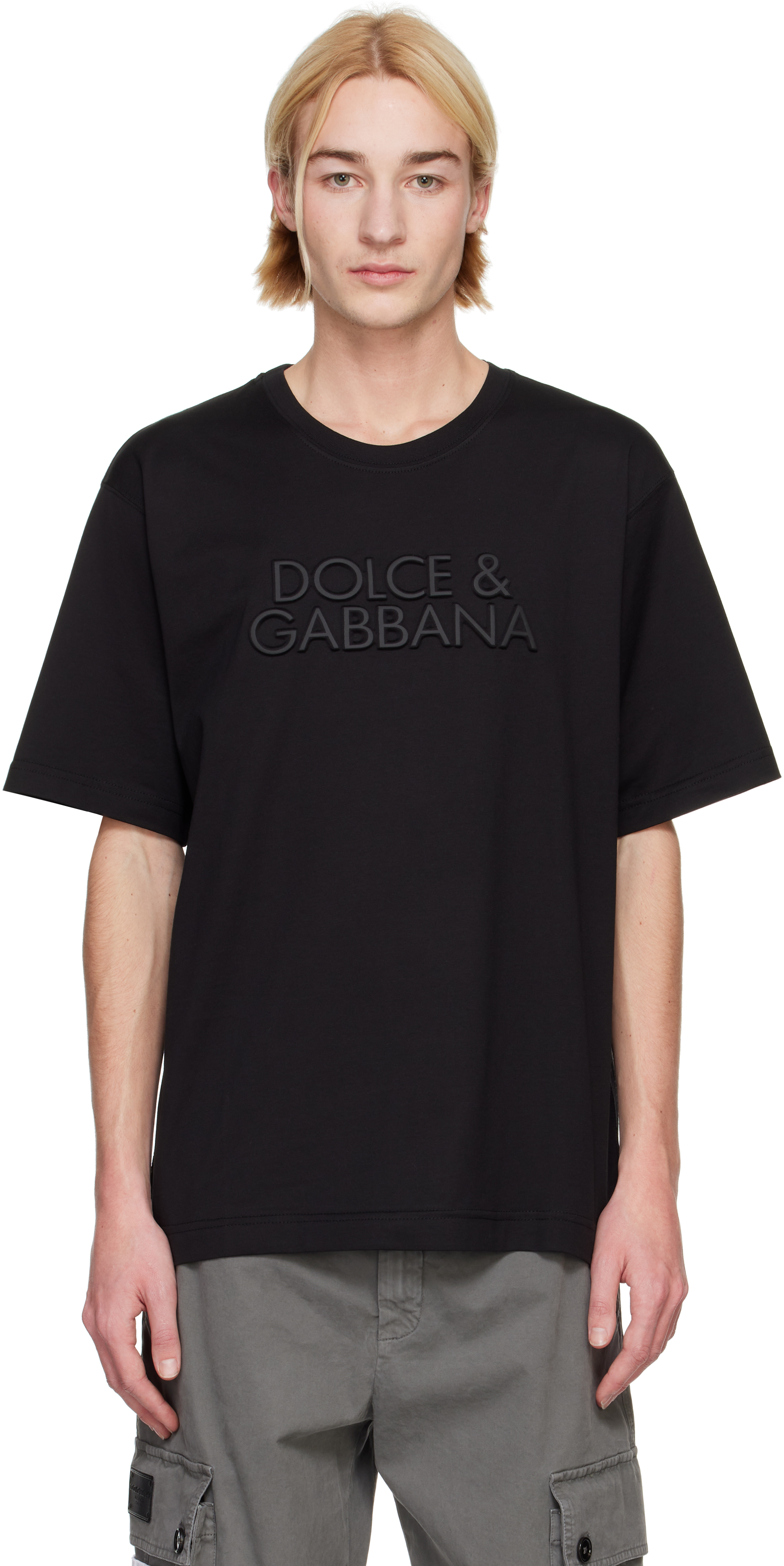 Black Cotton T-shirt