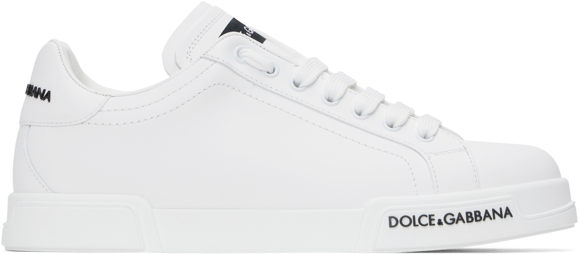 dolce & gabbana calfskin nappa portofino sneakers