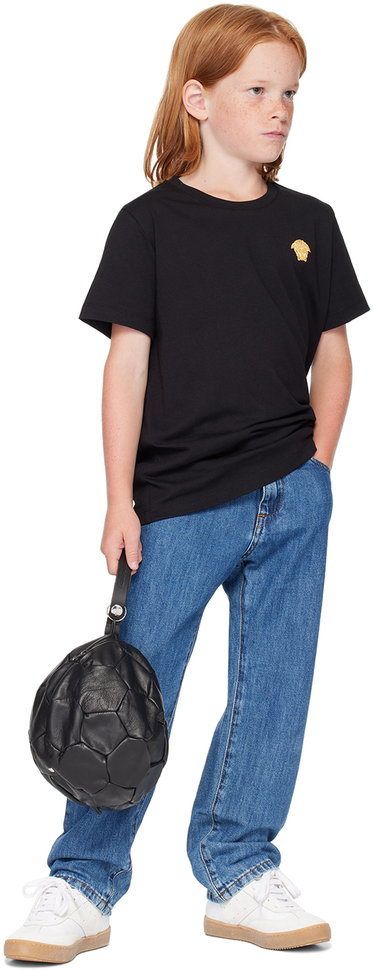 Dolce & Gabbana Kids Blue Five-pocket Jeans In B0013
