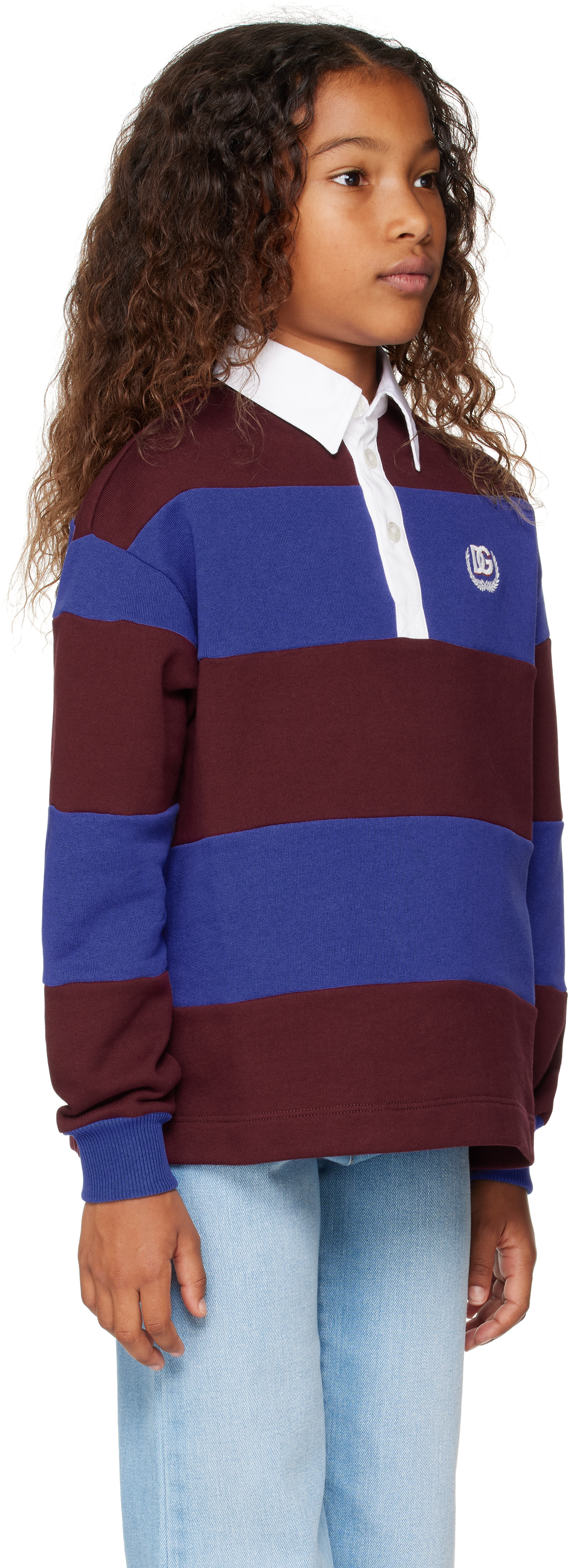 Dolce & Gabbana Long-sleeved Polo Pullover In S9000 Variante Abbin