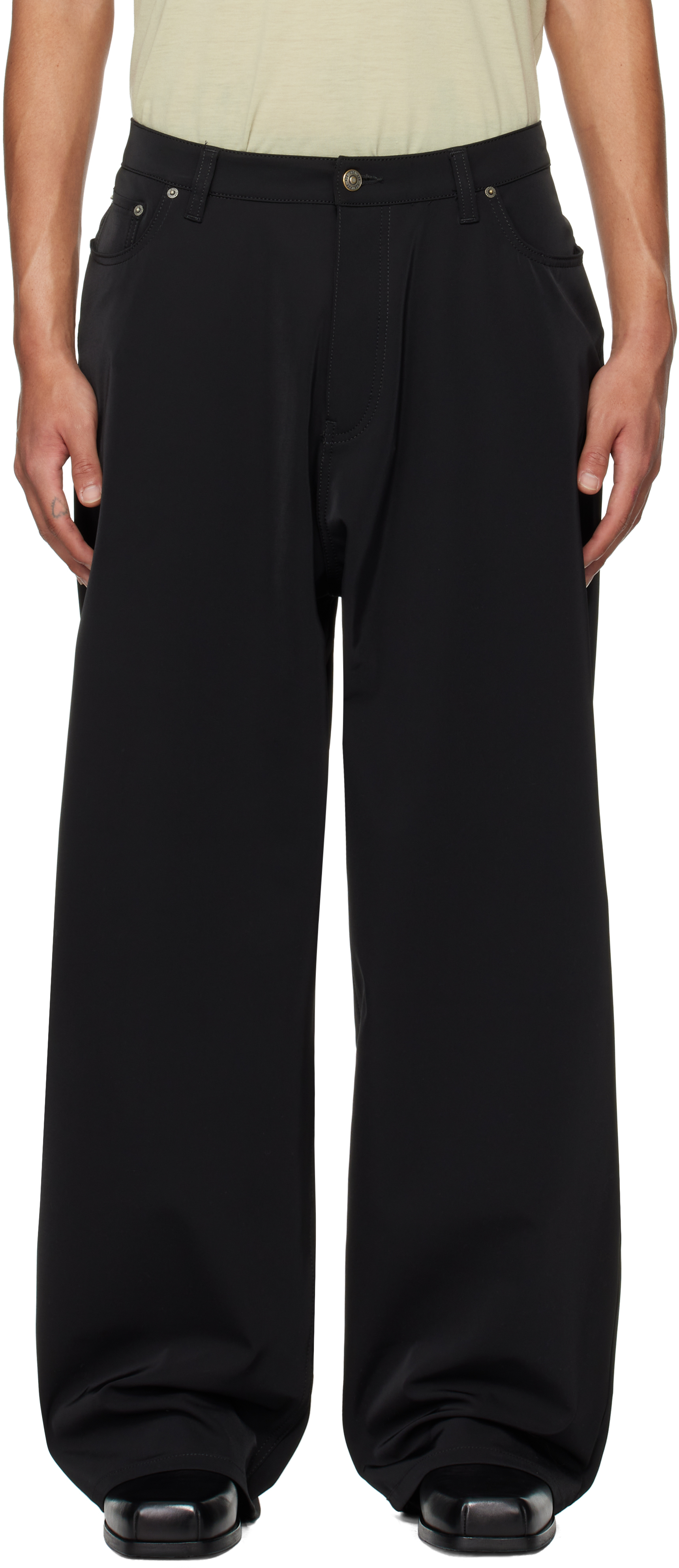 Black Big Daddy Trousers