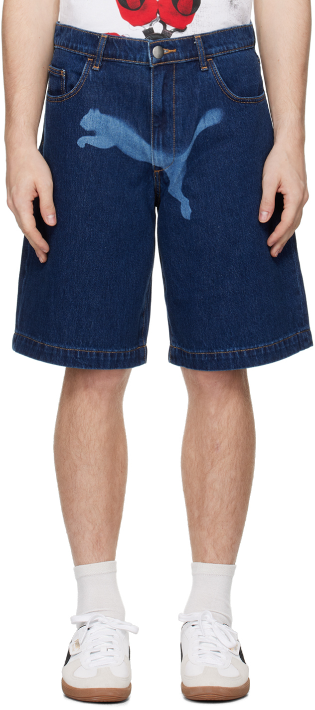 Blue A$AP Rocky Edition Denim Shorts