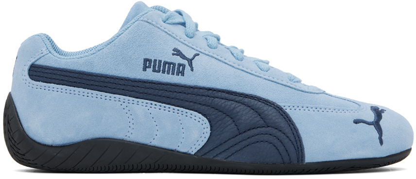 Shop Puma Blue Speedcat Archive Sneakers In Team Light Blue-club