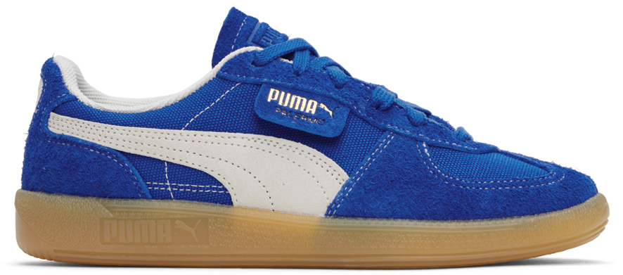 Blue Palermo Vintage Sneakers by PUMA on Sale