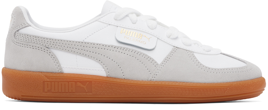 Puma Shoes Basket Puma Blanche Et Grise Baskets Palermo Blanc Et