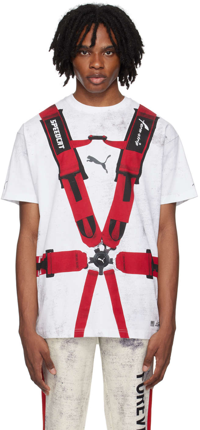 White A$AP Rocky Edition Seatbelt T-Shirt