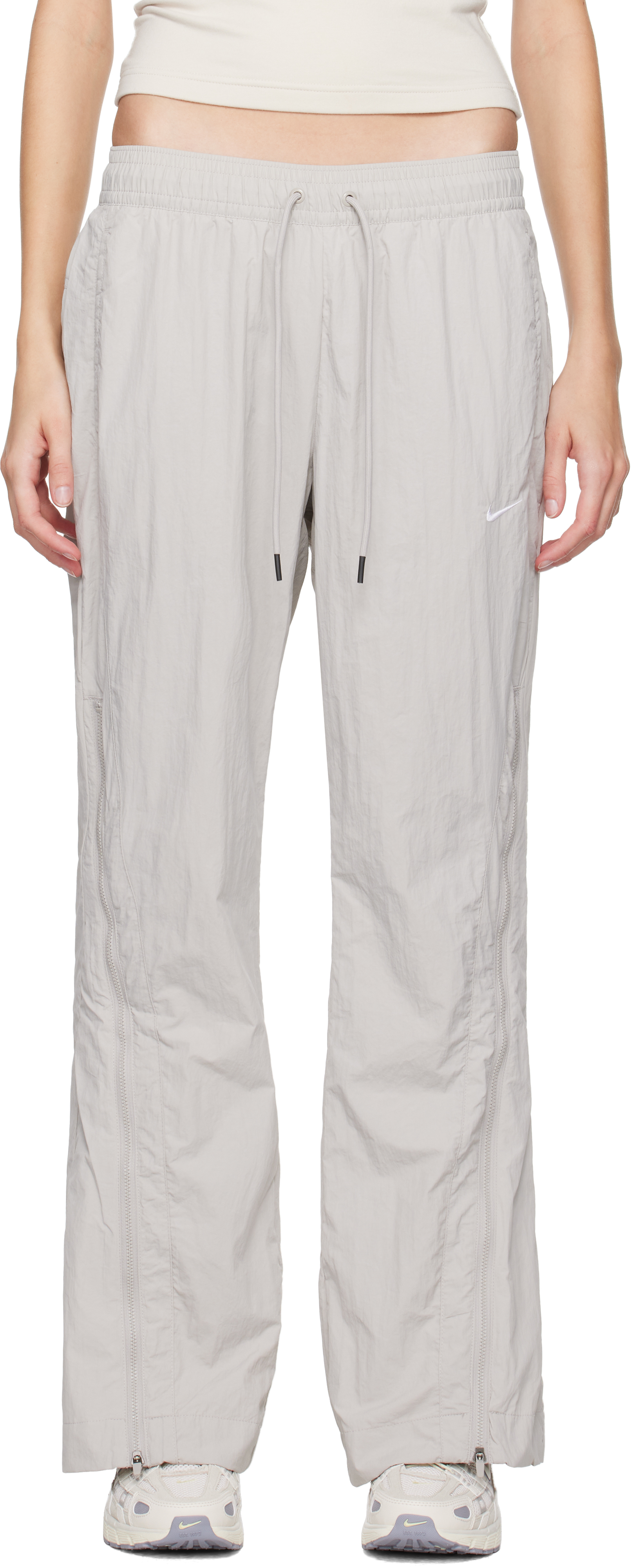 Gray Sportswear Trousers