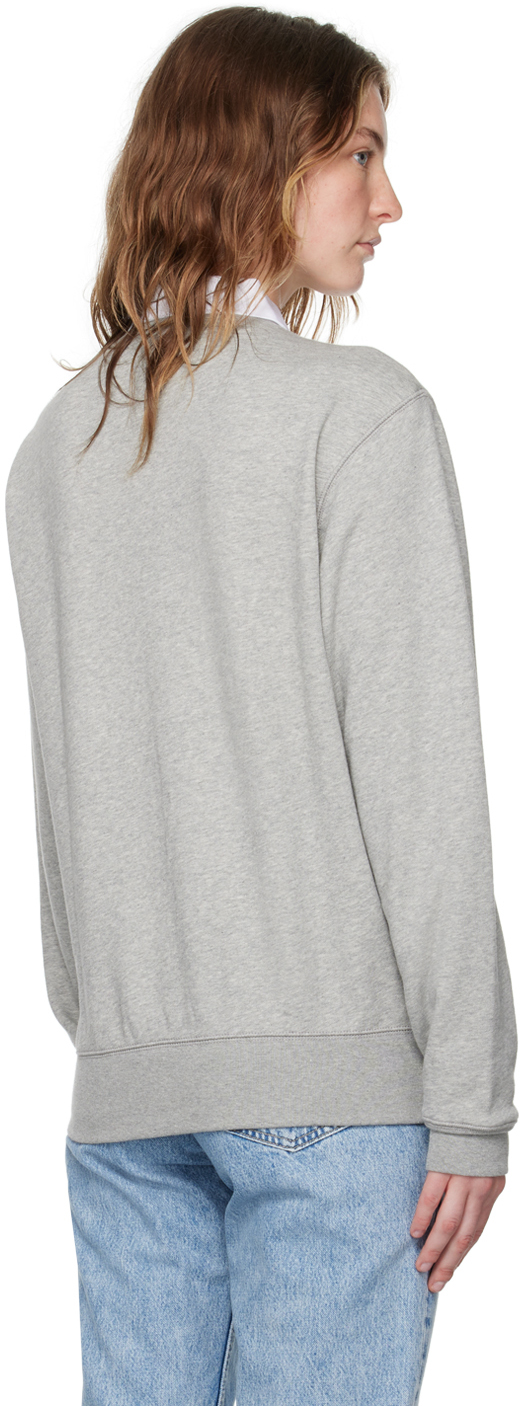 Nike Gray Club Polo In Dk Grey Heather/whit