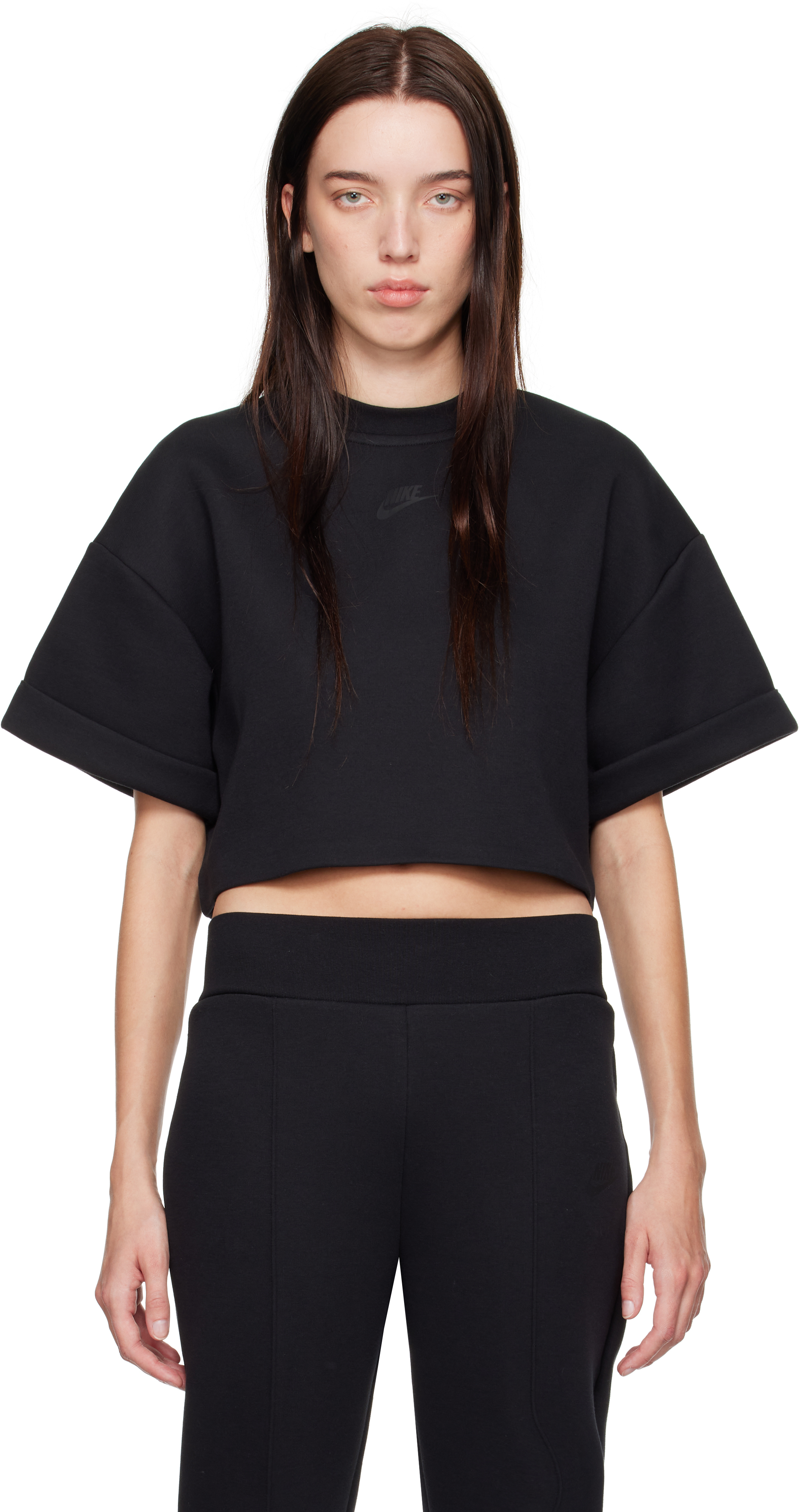 Black Sportswear Tech Fleece T-shirt