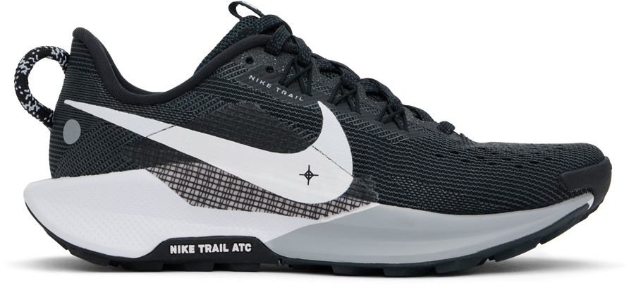 Nike Reactx Pegasus 5 Trail Running Shoe In Black/white-anthraci