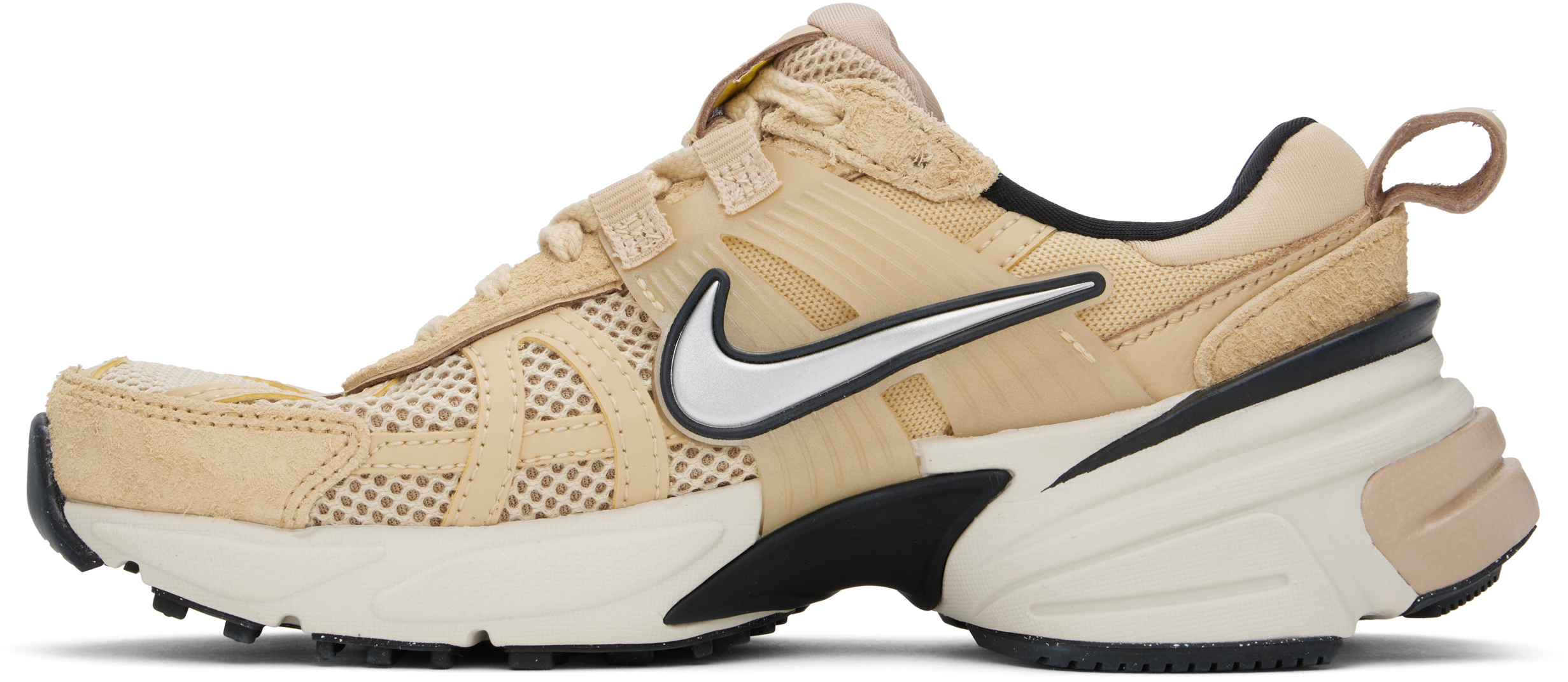 Nike V2k Run Sneaker In Sesame/chrome-lt Ore