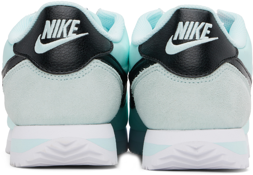 Nike Blue Cortez Textile Sneakers In Glacier Blue/black-w