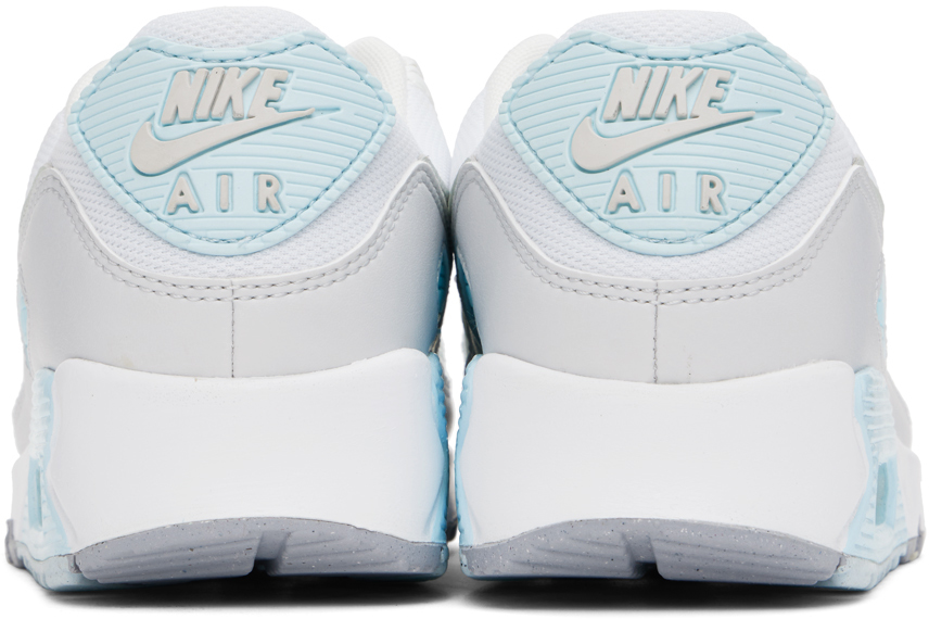 Nike Air Max 90 Sneaker In White/light Silver-g