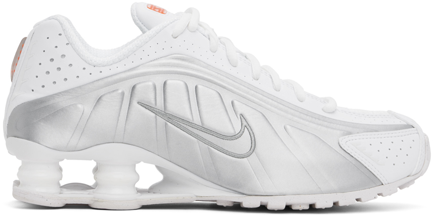 Nike shox r4 blanco on sale