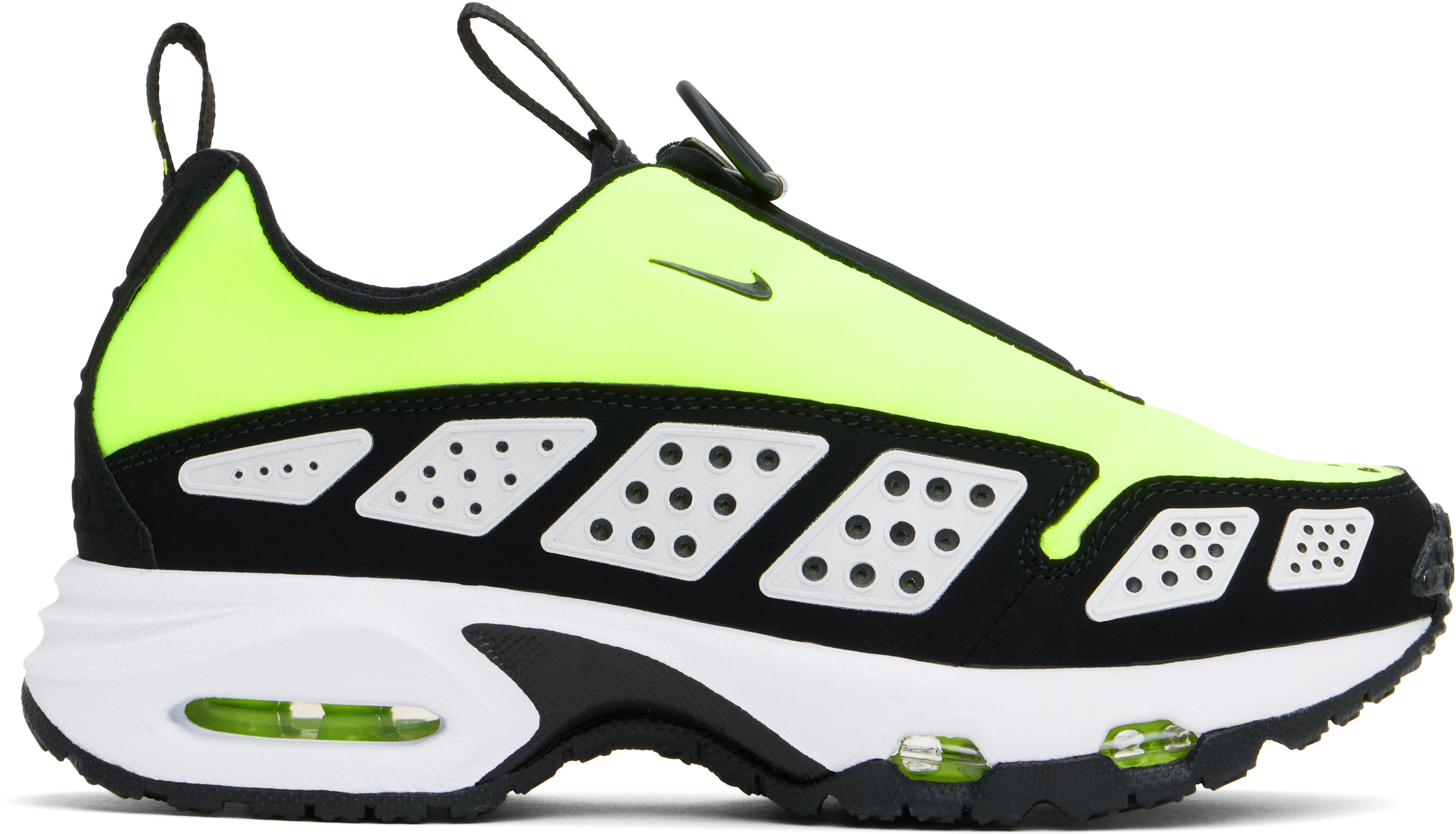 Nike Air Max Sndr Sneakers In Volt/black-white