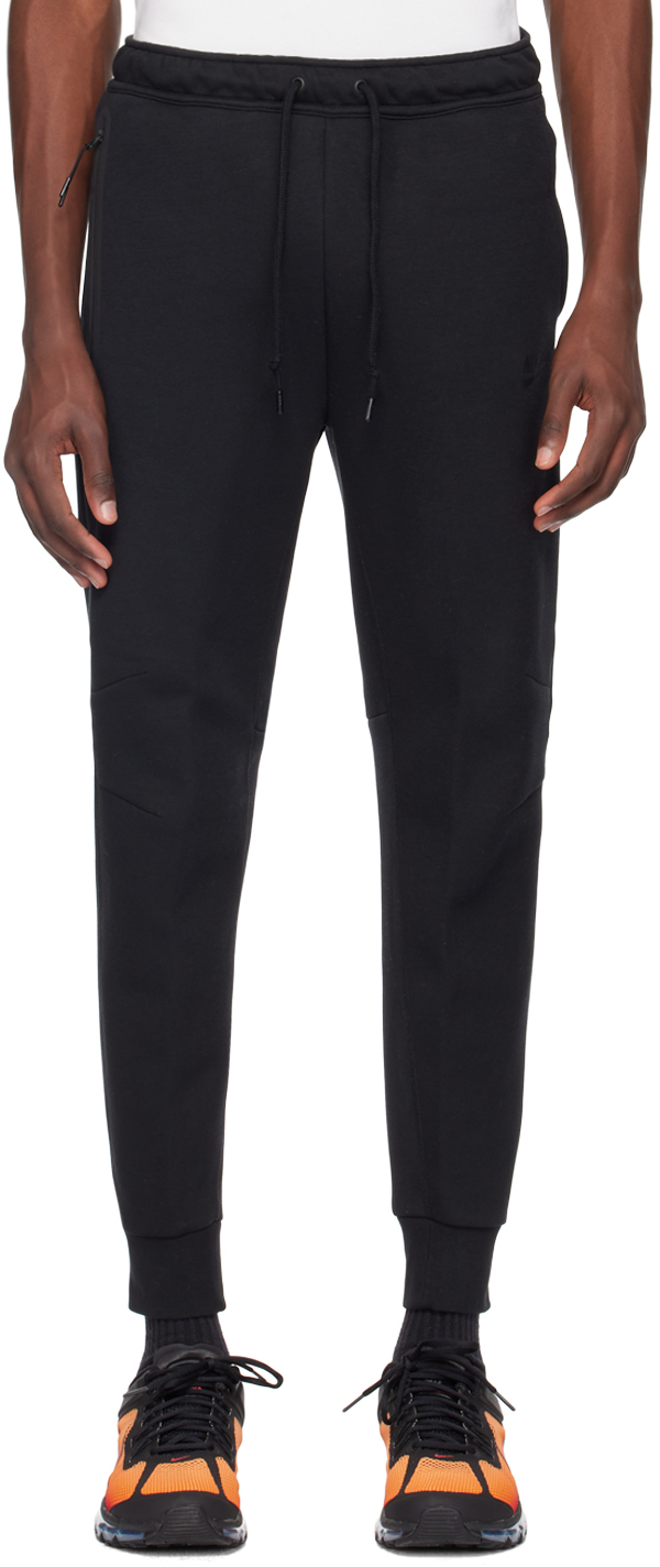 Shop Nike Black Printed Sweatpants In Black/black