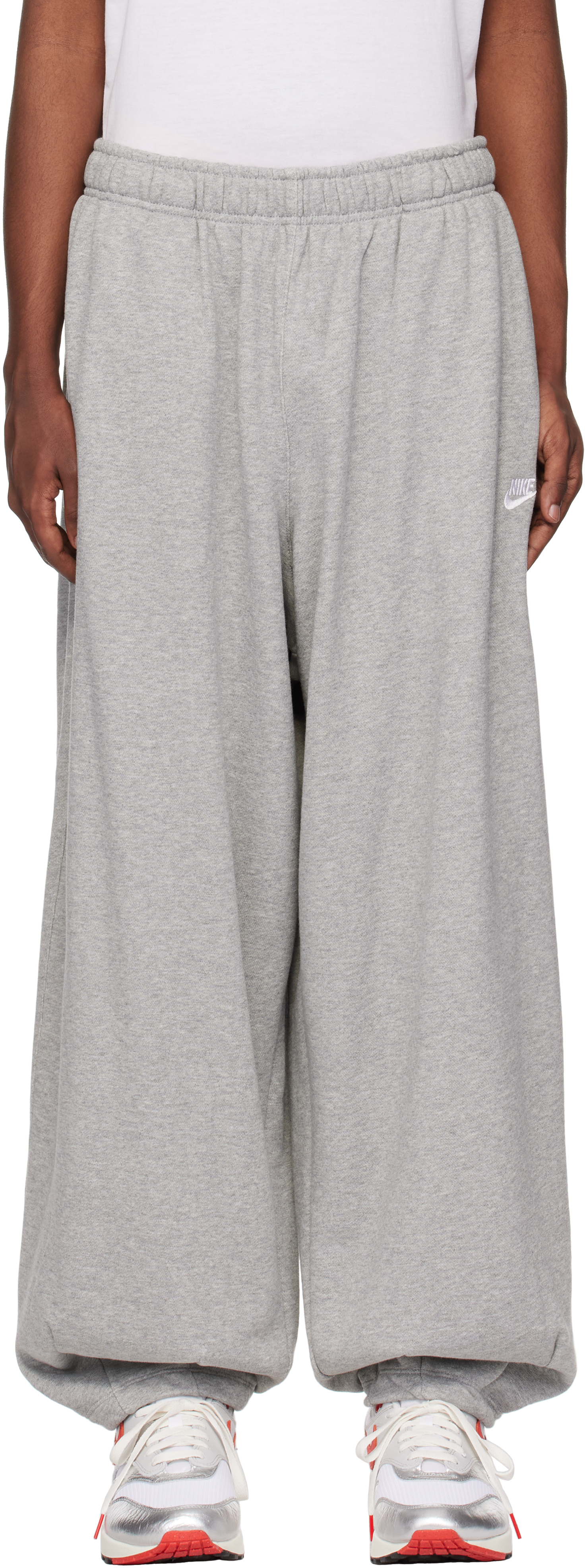 Gray Oversized French Terry Sweatpants