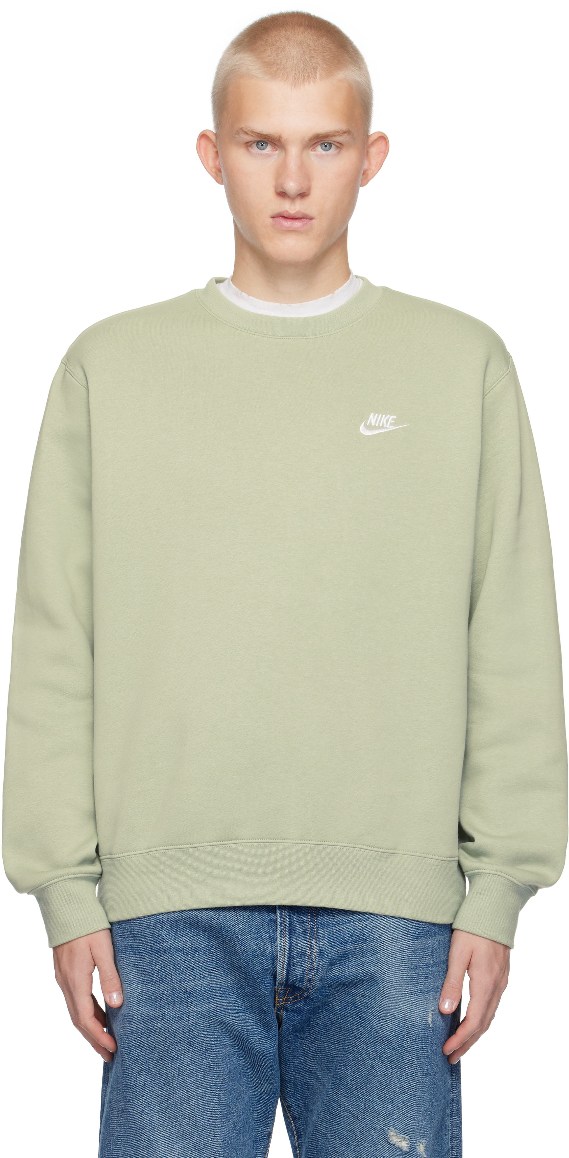 Green Sportswear Club Fleece Sweatshirt