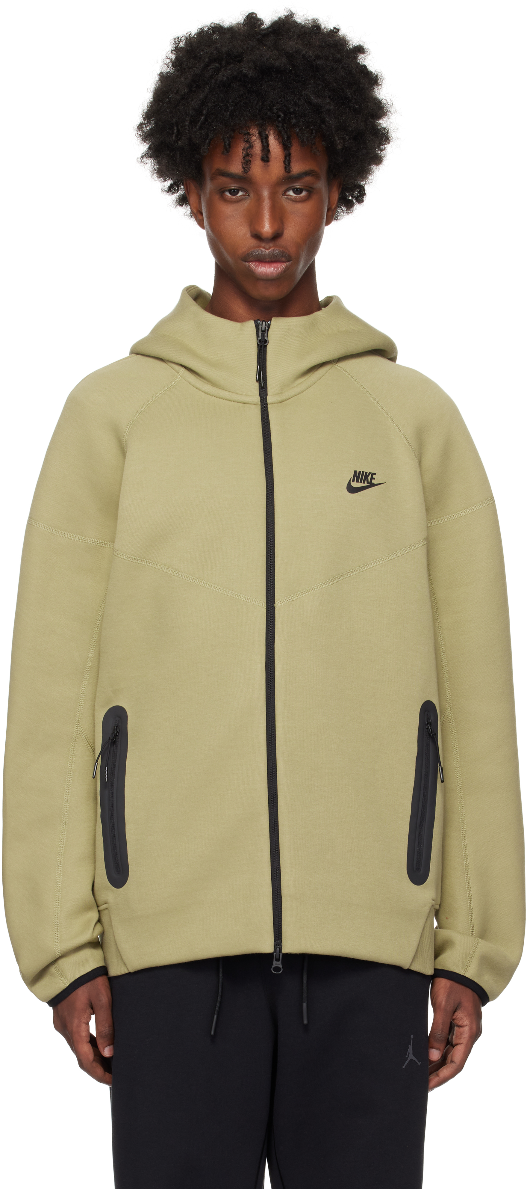 Khaki Sportswear Tech Windrunner Hoodie