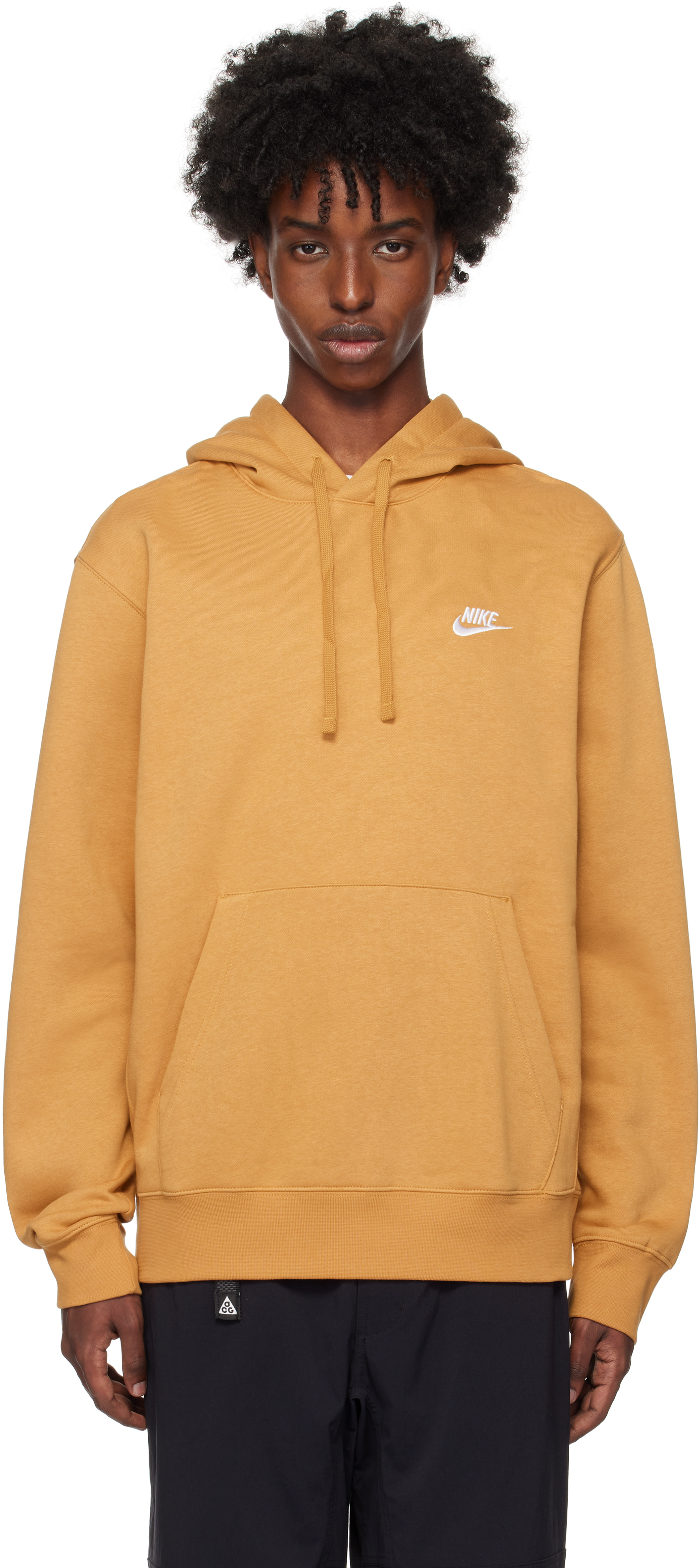 Brown Sportswear Club Fleece Hoodie