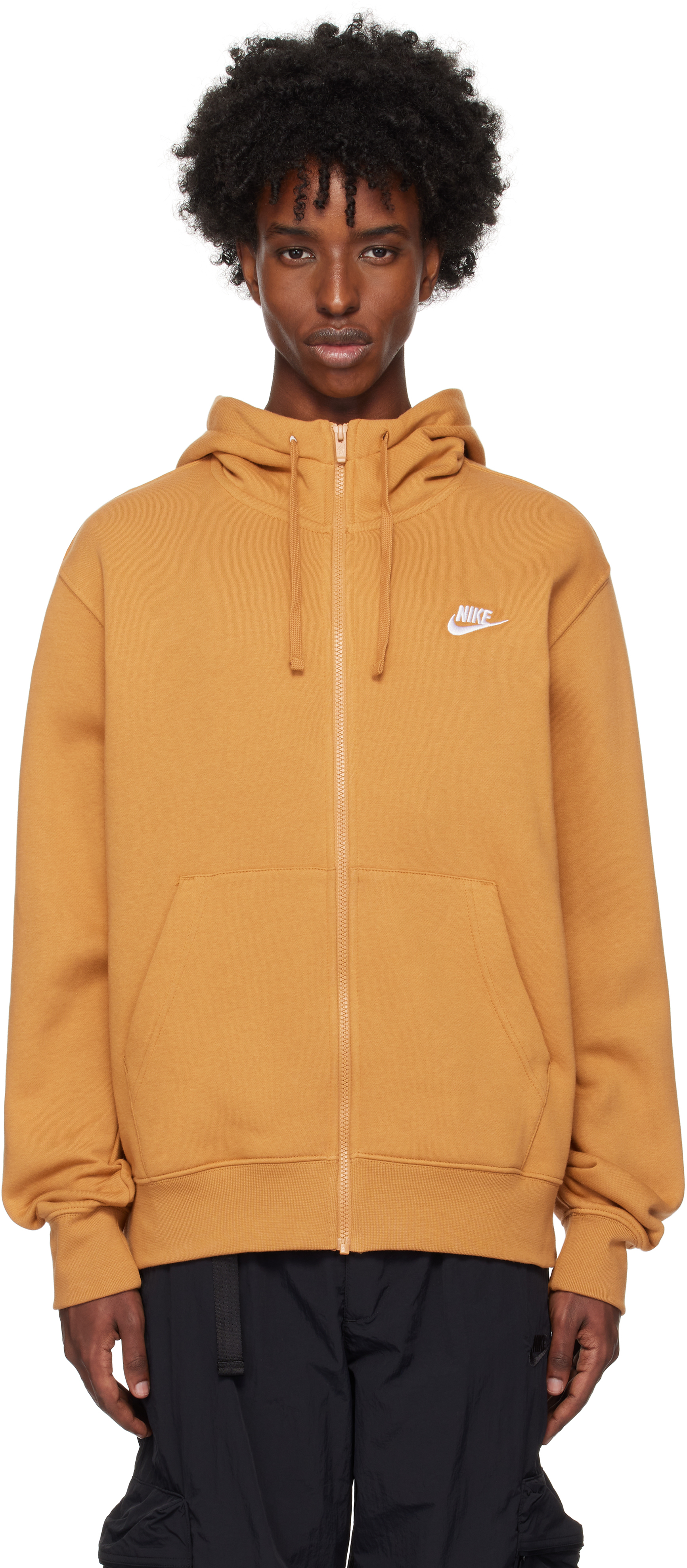 Brown Sportswear Club Fleece Hoodie