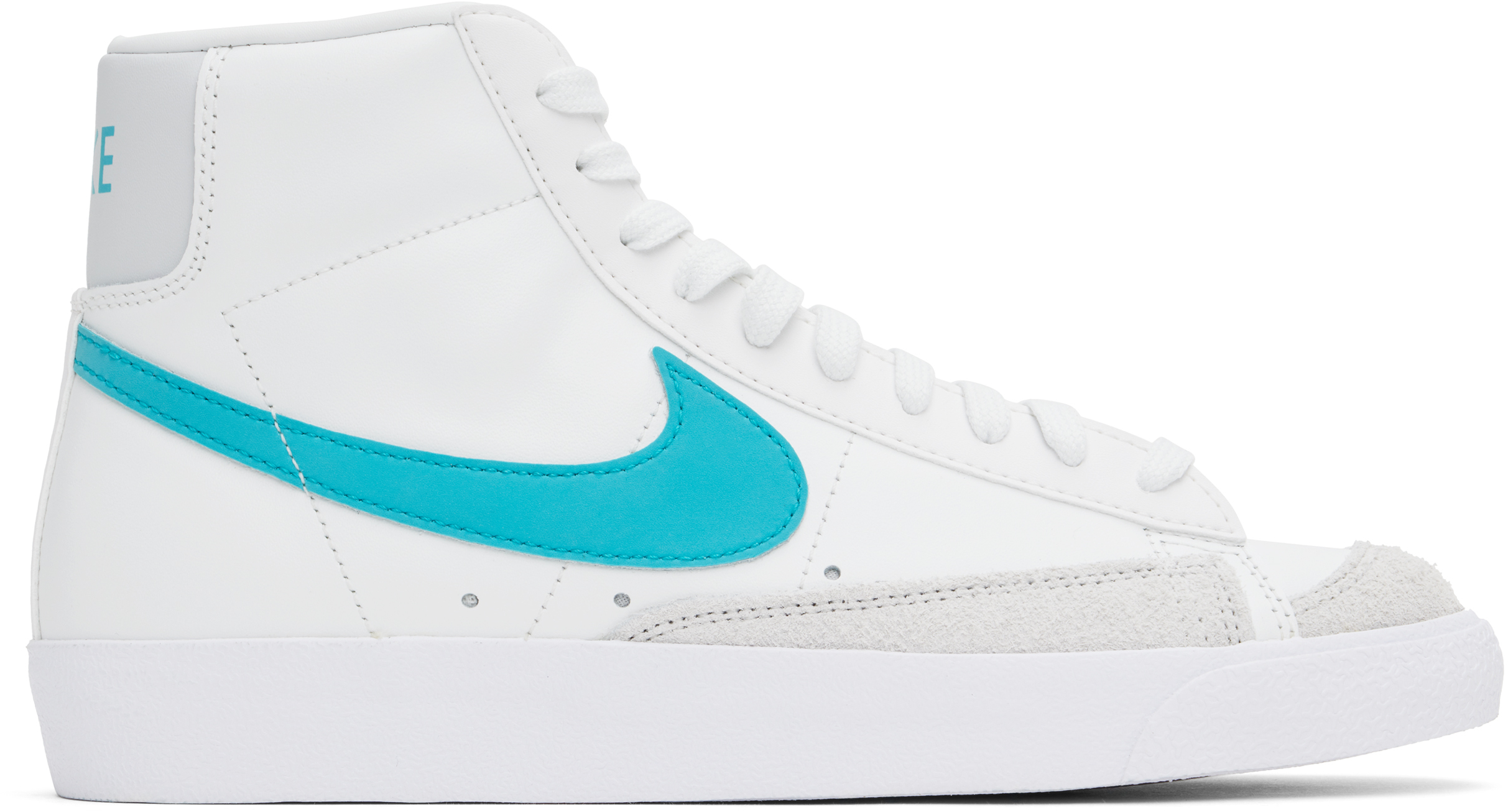 blue and white blazers nike