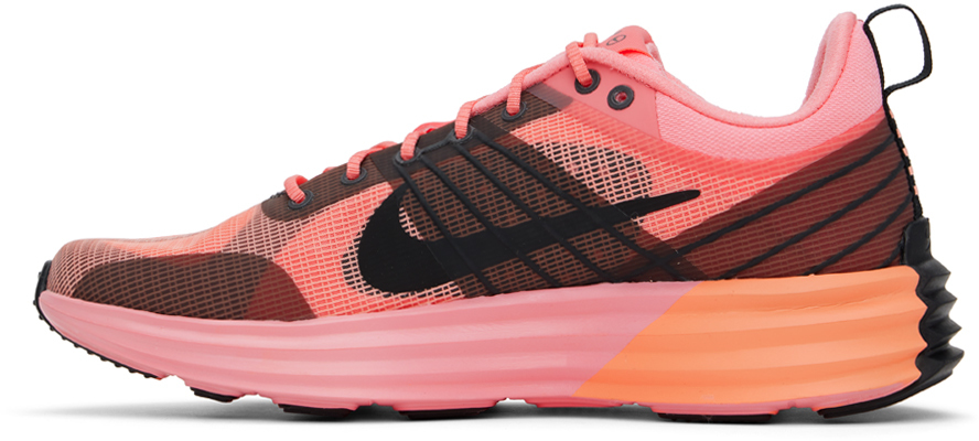Nike Pink Lunar Roam Premium Sneakers In Pink Gaze /black-cri