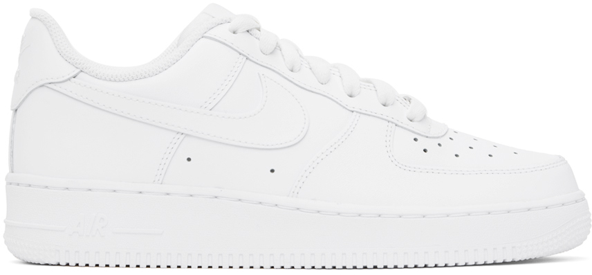 Shop Nike White Air Force 1 '07 Sneakers In White/white