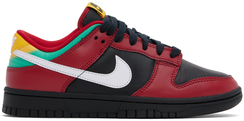 Nike Black Red Dunk Low Retro LTD Sneakers