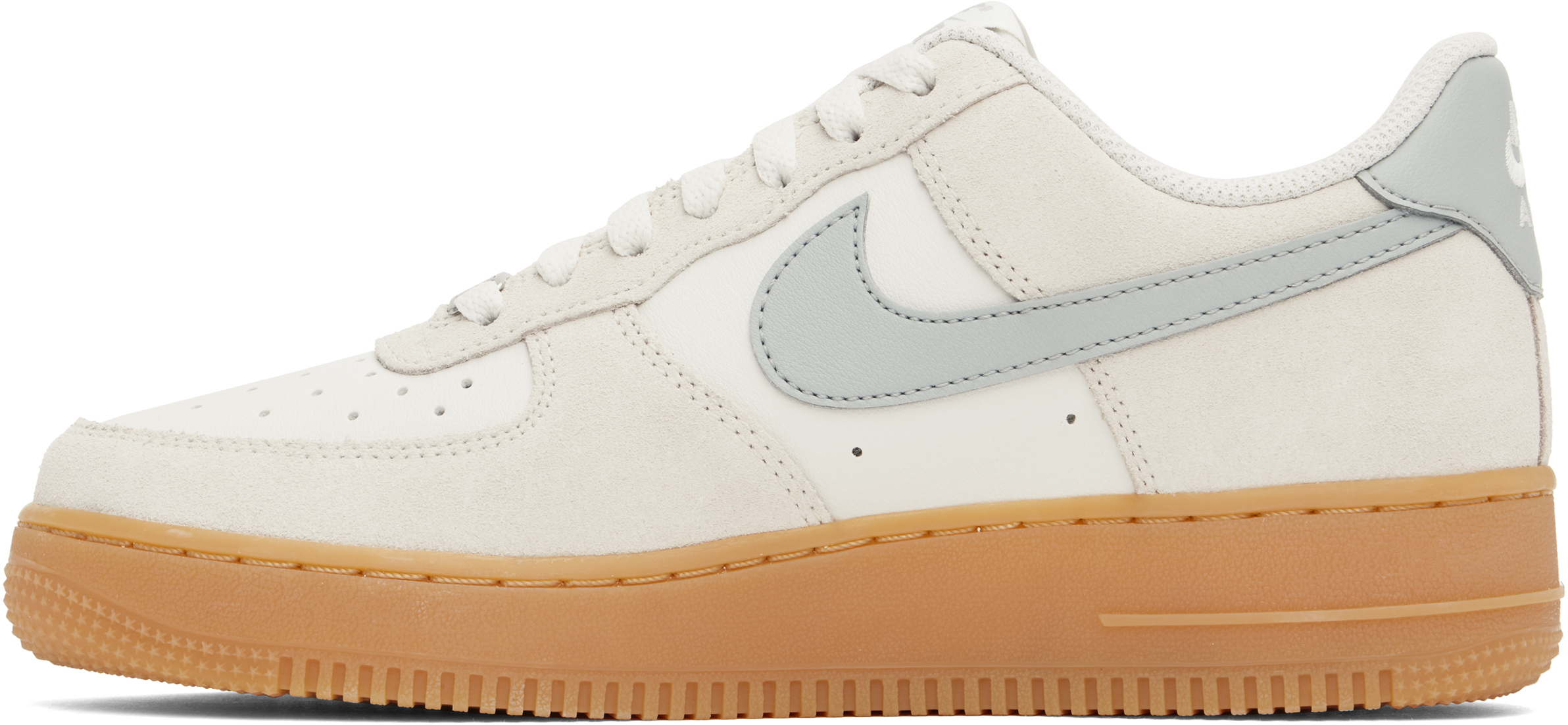 Nike Men's Air Force 1 '07 Lv8 Shoes In Phantom/gum Yellow/summit White/light Smoke Grey In Phantom/lt Smoke Gre