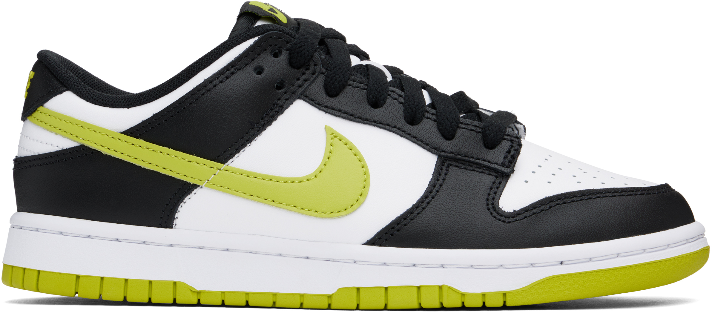 Green & Black Dunk Low Retro Sneakers