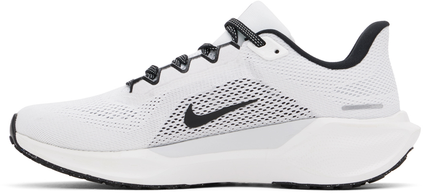 Nike Men's Pegasus 41 Road Running Shoes In White/black-pure Pla