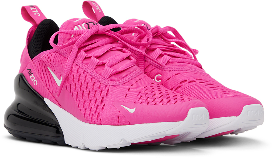 NIKE KIDS PINK AIR MAX 270 BIG KIDS SNEAKERS 