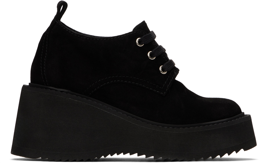 Black Demi Platform Derbys